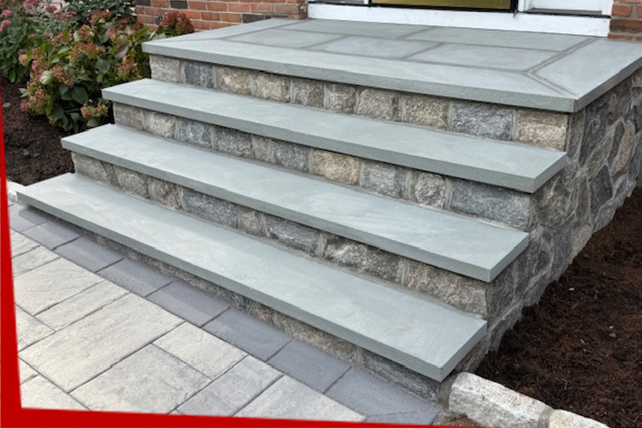 Stone Steps Construction in Seymour, CT by Craftsman Stone and Masonry, LLC.