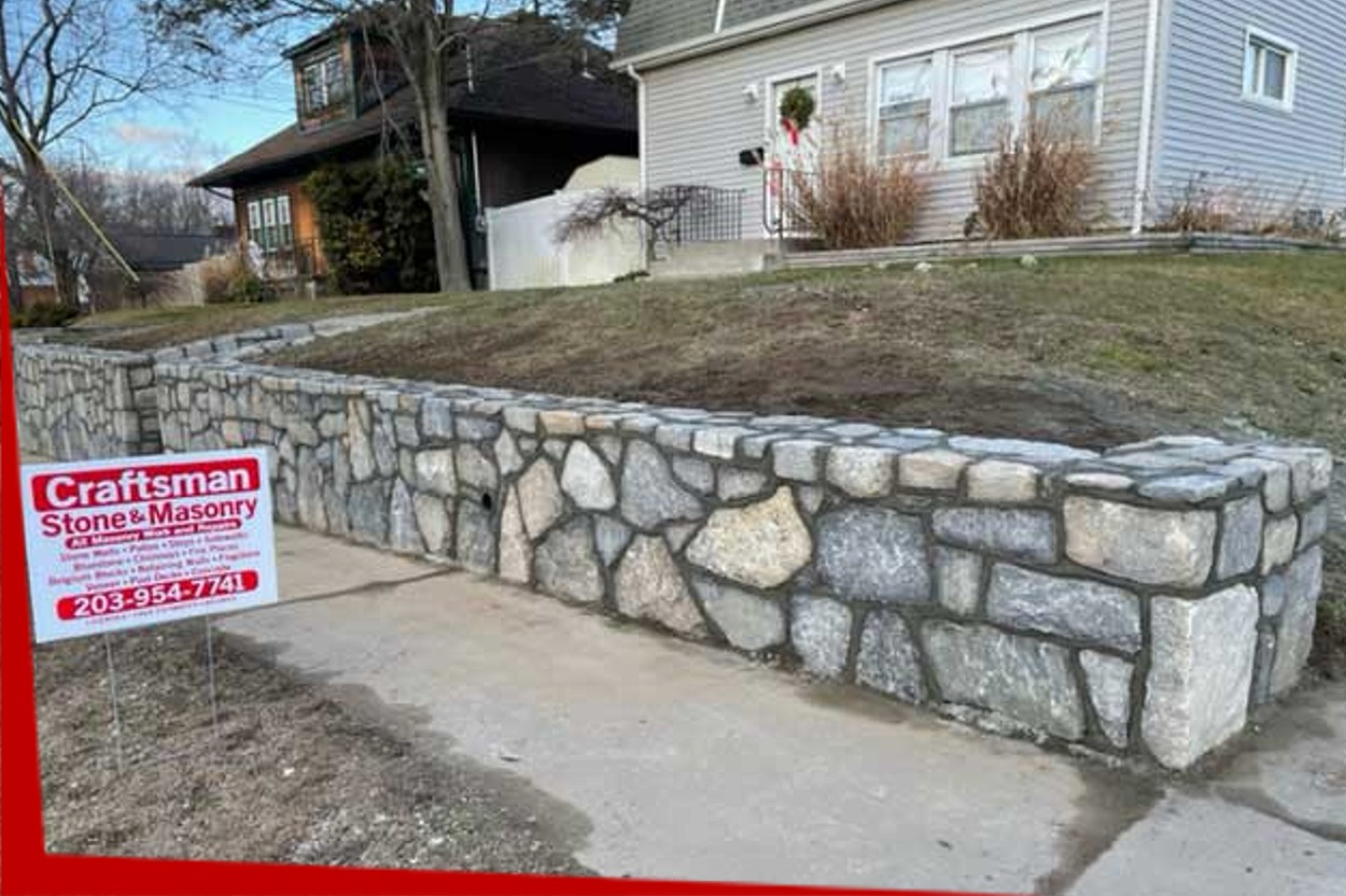 Decorative and Retaining Walls in Seymour, CT by Craftsman Stone and Masonry, LLC.