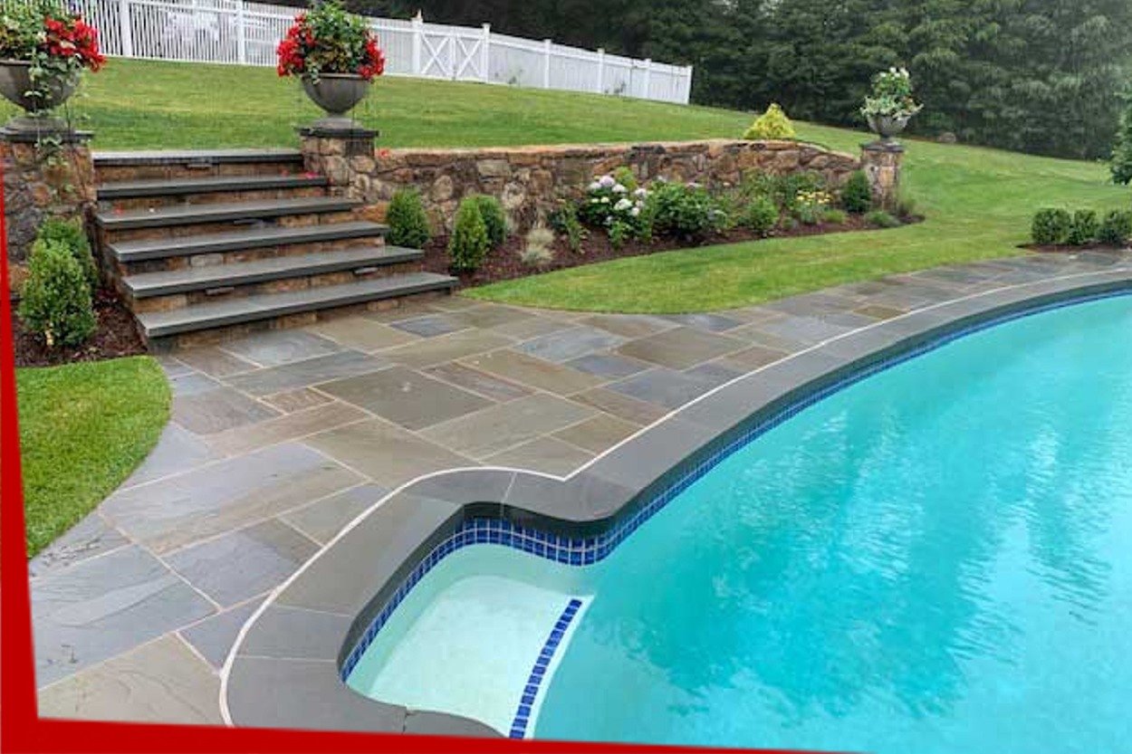 Pool Patio Deck Builders in Seymour, CT by Craftsman Stone and Masonry, LLC.